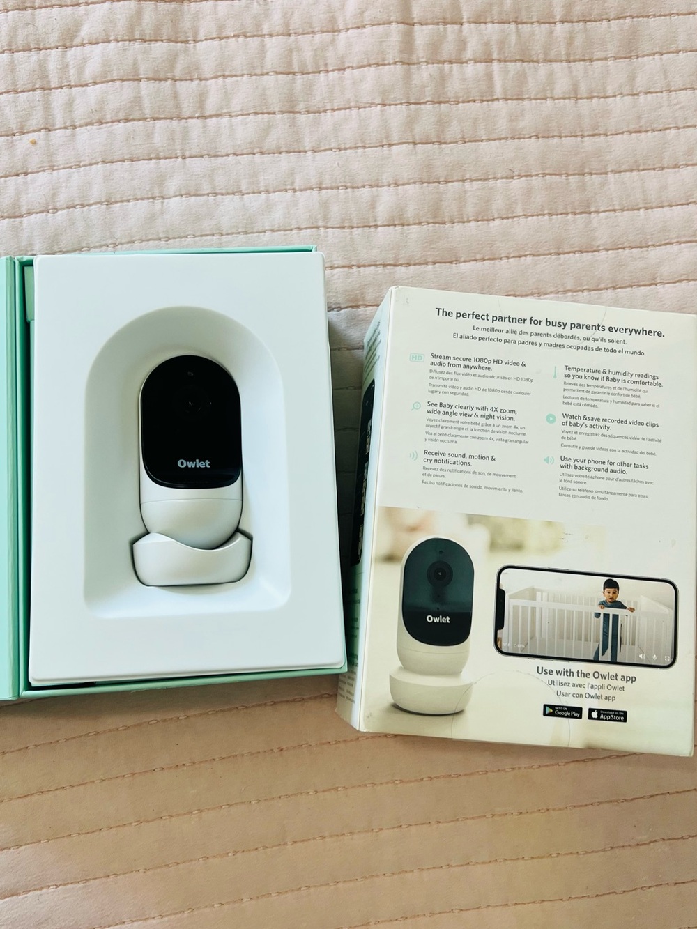 Owlet White Baby Monitor Camera